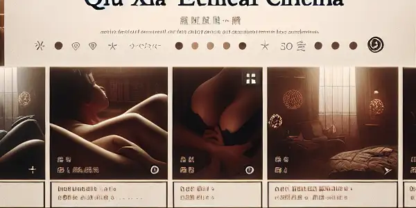 A modern streaming service interface for adult films featuring enticing video thumbnails and a user-friendly design.